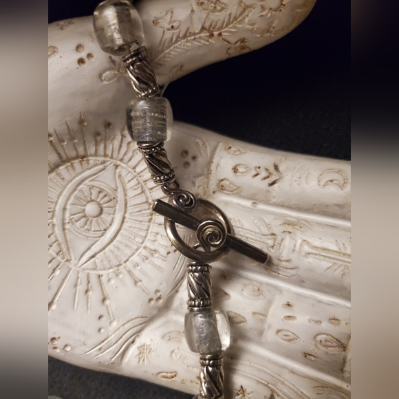 Gorgeous Handmade "Shades of Grey" necklace - Picture 3 of 3